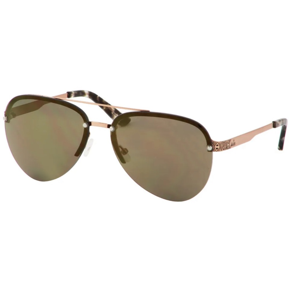 ale Alessandra Free People Revolve brown green aviator boho festival sunglasses